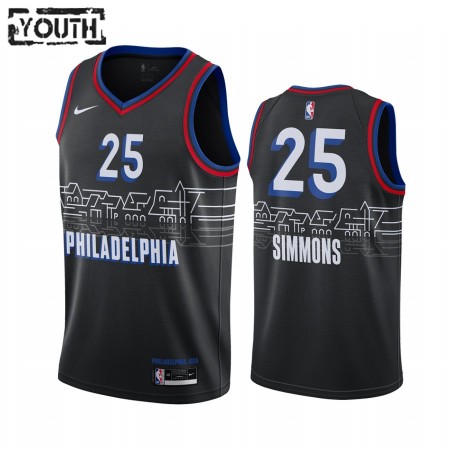 Dres Philadelphia 76ers Ben Simmons 25 2020-21 City Edition Swingman - Dječji